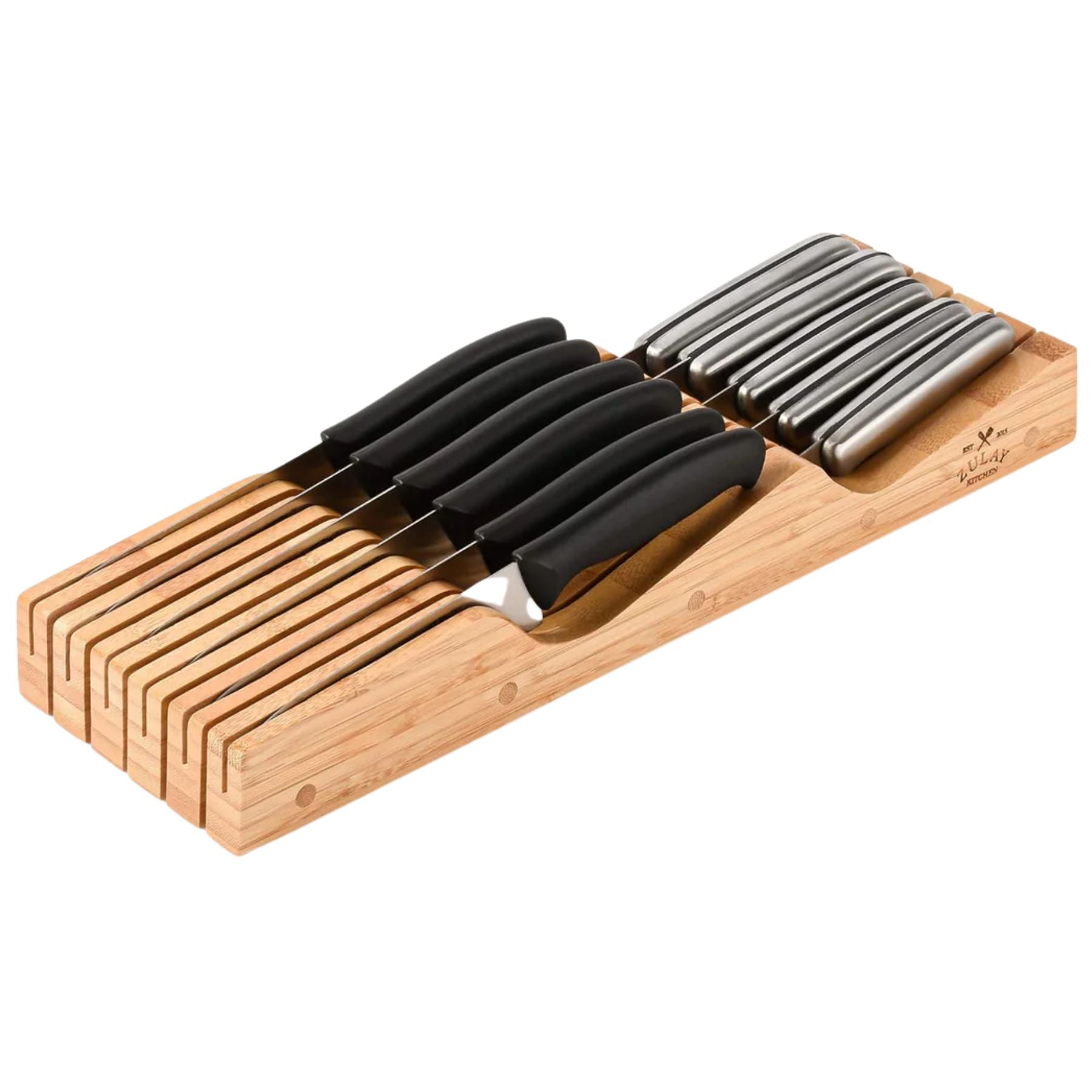 Adjustable Bamboo Kitchen Cabinet Spice Rack — Abbey Hub