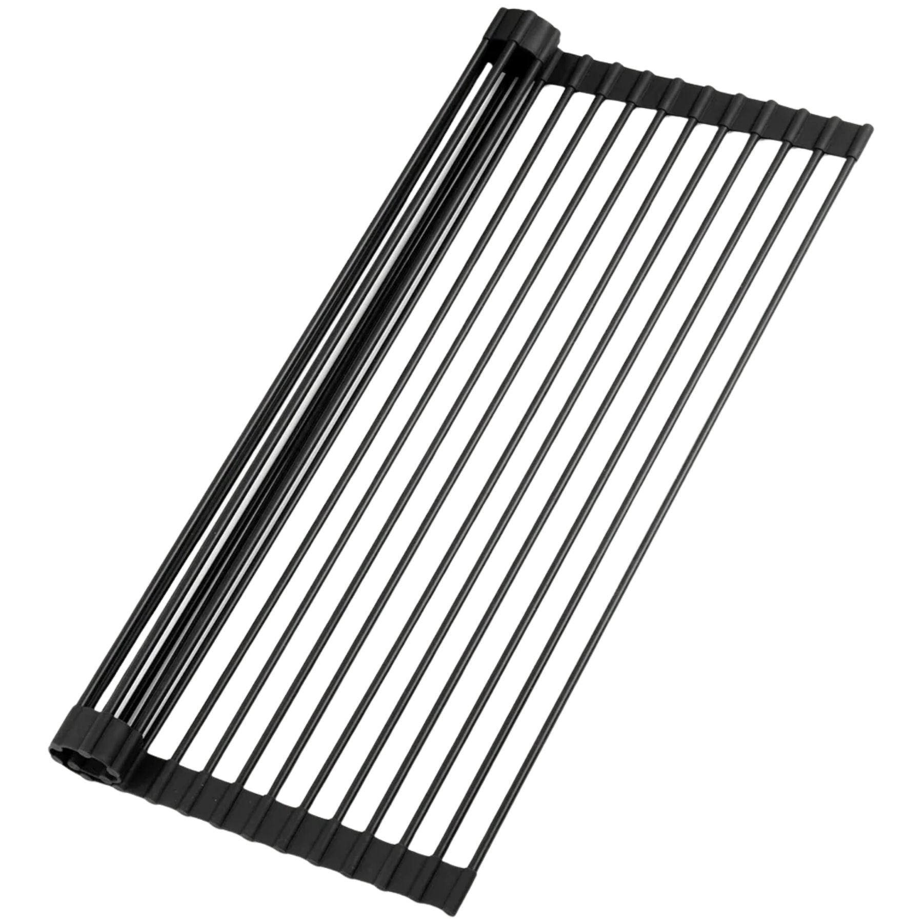 Collapsible Over-the-Sink Drying Rack, Silicone-Steel — Abbey Hub