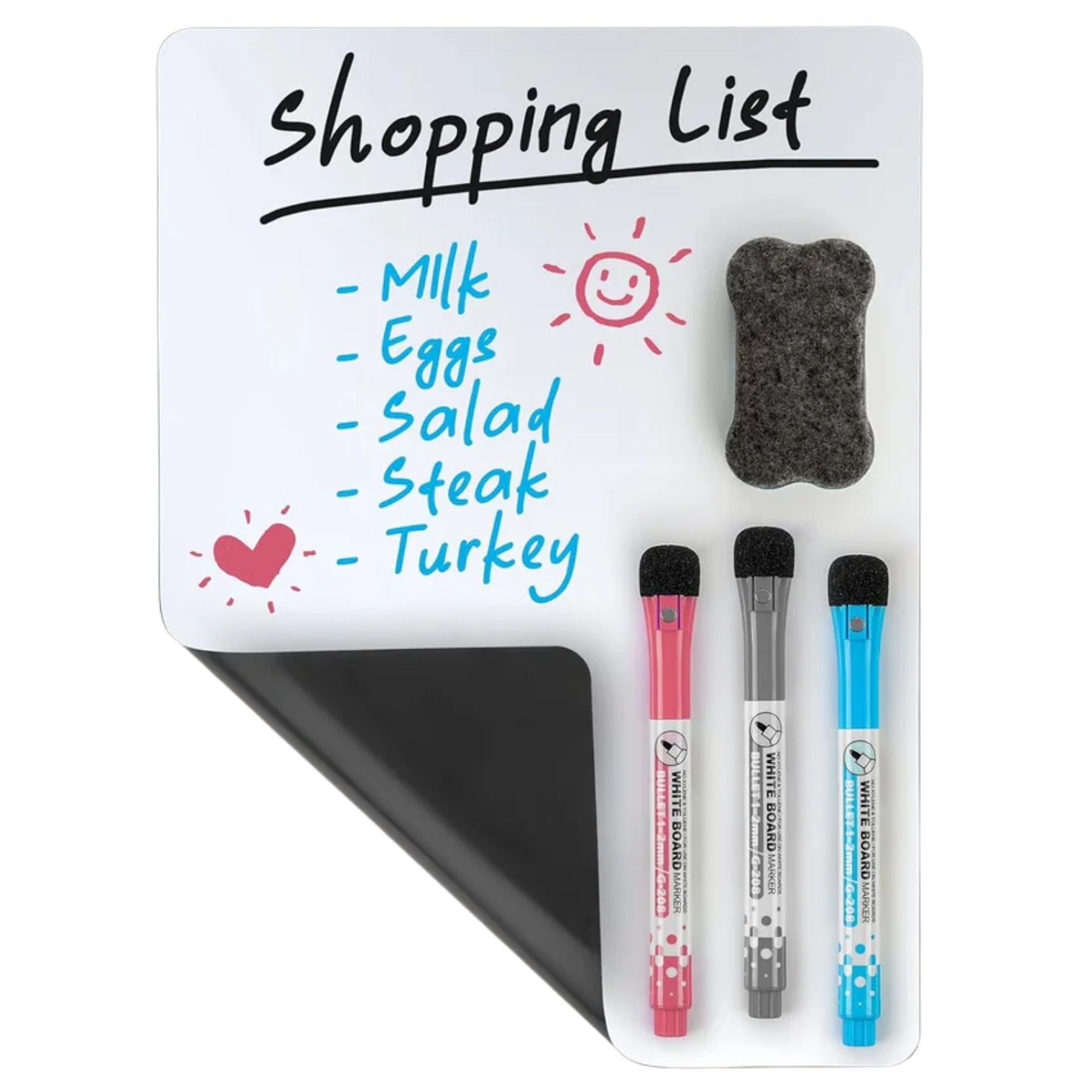Magnetic Refrigerator Whiteboard, 30 × 20 cm — Abbey Hub