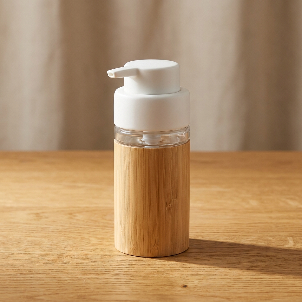 Bamboo Soap Dispenser with Ceramic Pump, 10 fl oz — Abbey Hub